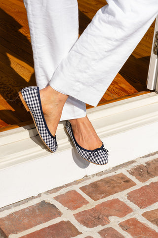 Luxe Gingham Ballet Flat Alternate View