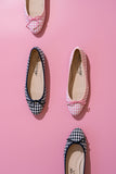 Luxe Gingham Ballet Flat