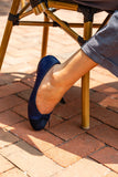Best Haircalf Ballet Flat with Leather Sole