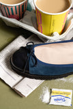 Bravo Lug Sole Suede Ballet