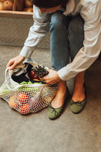 Best Quilted Ballet Flat in Suede