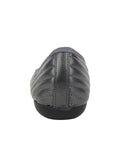 Brush Quilted Leather Ballet Flat