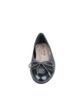Brush Quilted Leather Ballet Flat