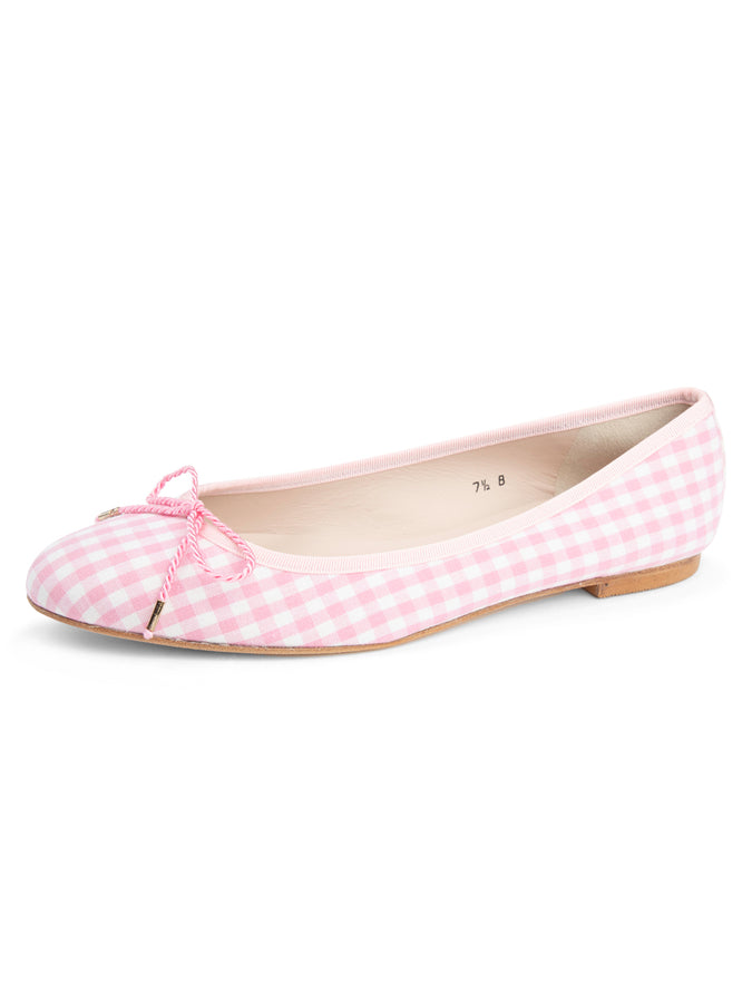 Luxe Gingham Ballet Flat