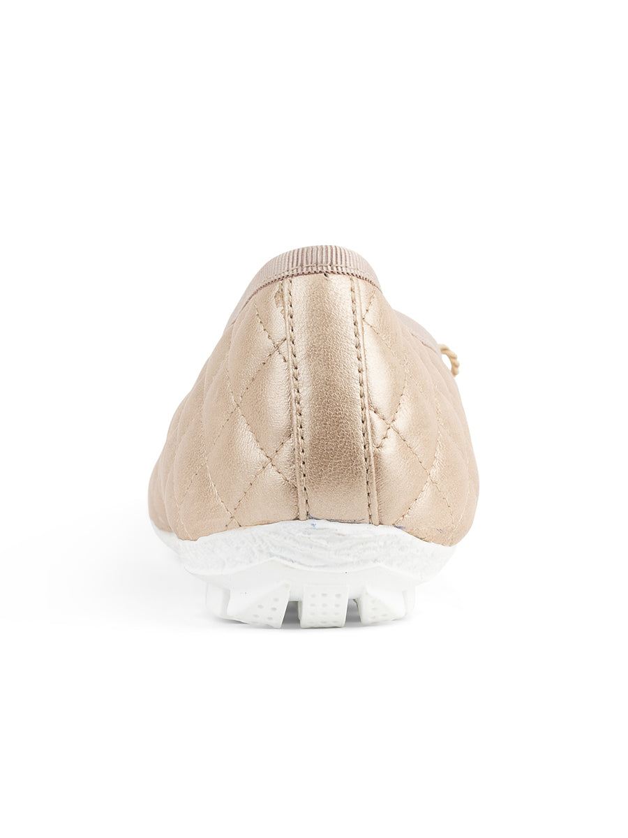 Cozy Quilted Leather Ballet Flat