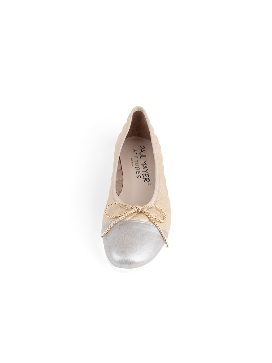 Cozy Quilted Leather Ballet Flat