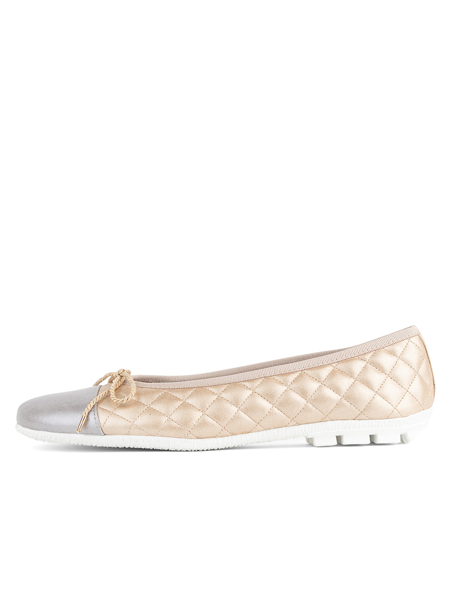 Cozy Quilted Leather Ballet Flat