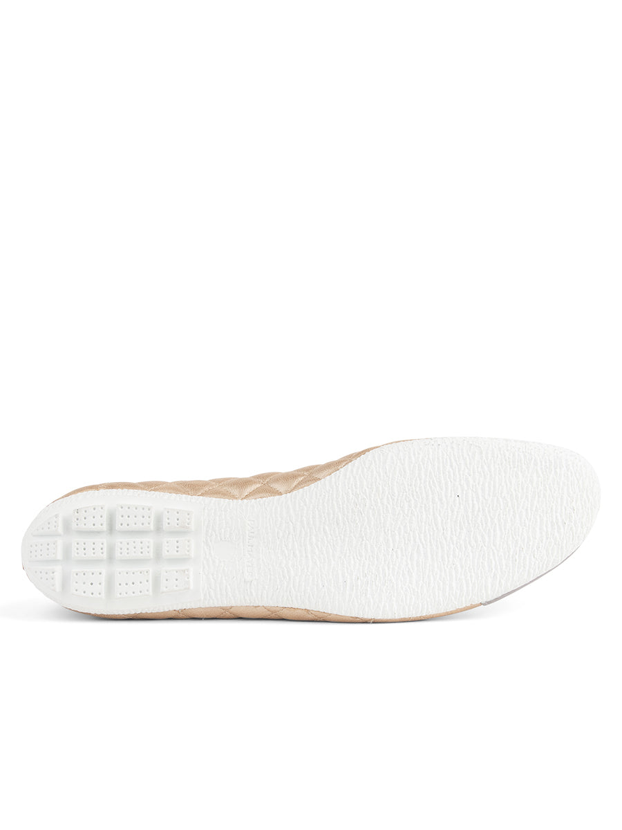 Cozy Quilted Leather Ballet Flat