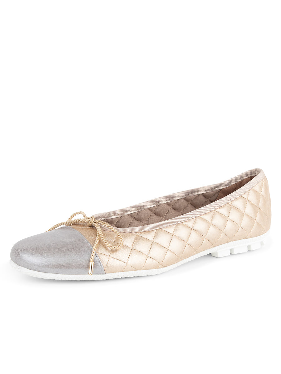 Cozy Quilted Leather Ballet Flat