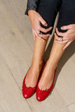 Lido Quilted Leather Ballet Flat