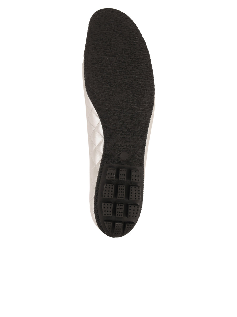 Cozy Quilted Leather Ballet Flat