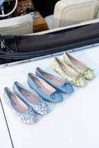 Best Embroidered Flat with Leather Sole