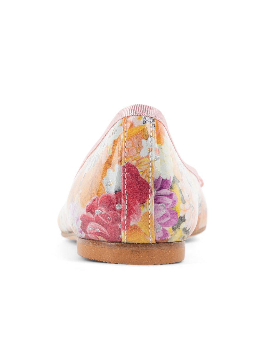 Luxe Printed Floral Ballet Flat