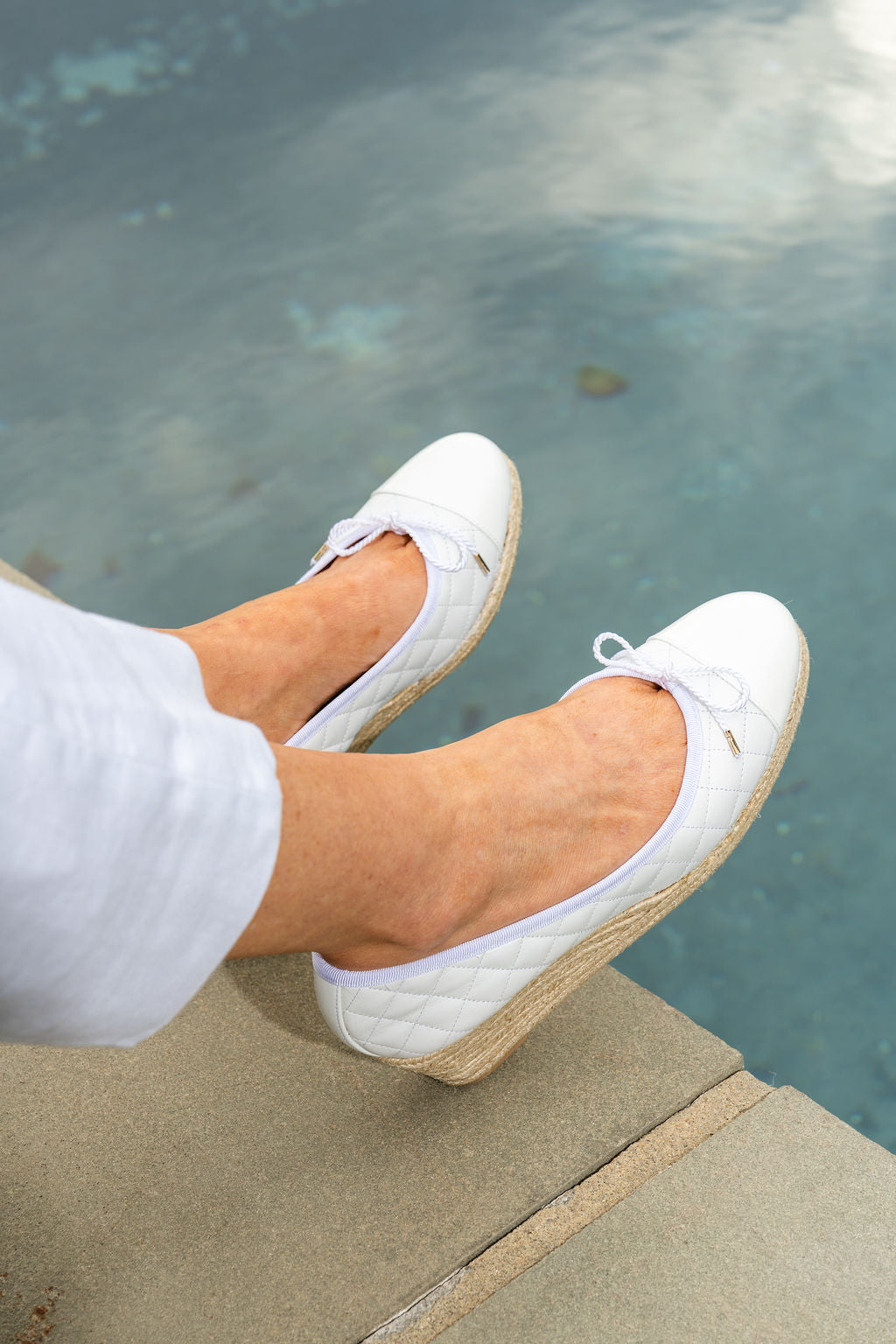 Just Quilted Wedge Espadrille