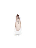 Bay Peep-Toe Quilted Ballet Flat