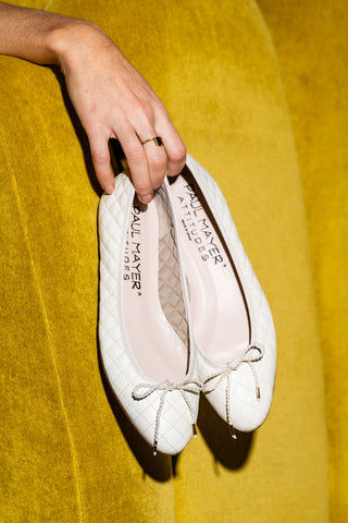 Lido Quilted Leather Ballet Flat Alternate View